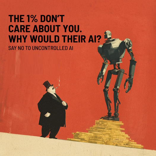 The 1% don't care about you, why would their AI?