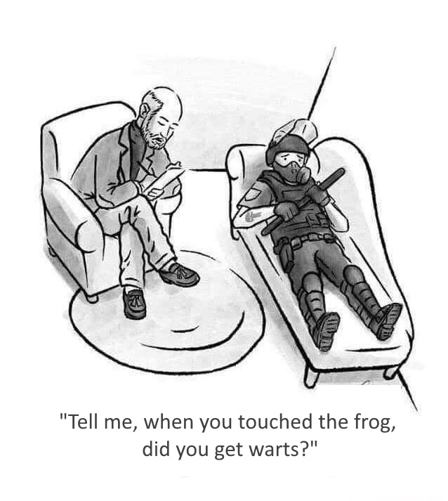 When you touched the frog did you get warts?