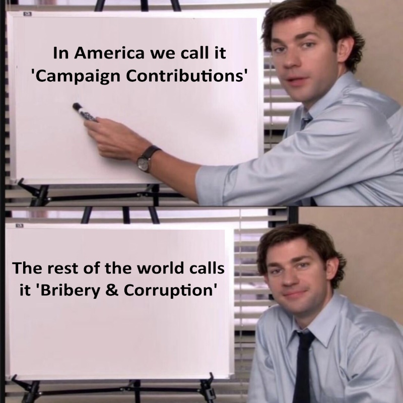 Campaign Contributions vs Bribery Corruption