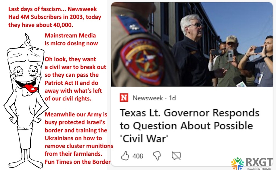 Meanwhile, at the border, the invasion continues. 😐